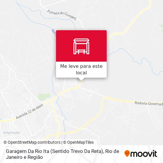 Garagem Da Rio Ita (Sentido Trevo Da Reta) mapa