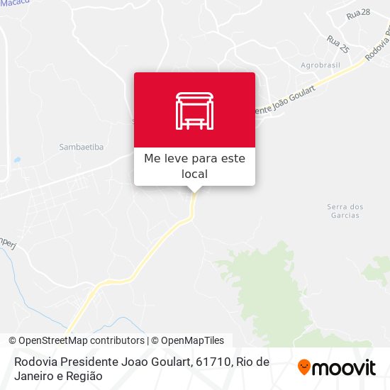 Rodovia Presidente Joao Goulart, 61710 mapa