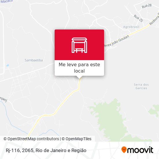 Rj-116, 2065 mapa