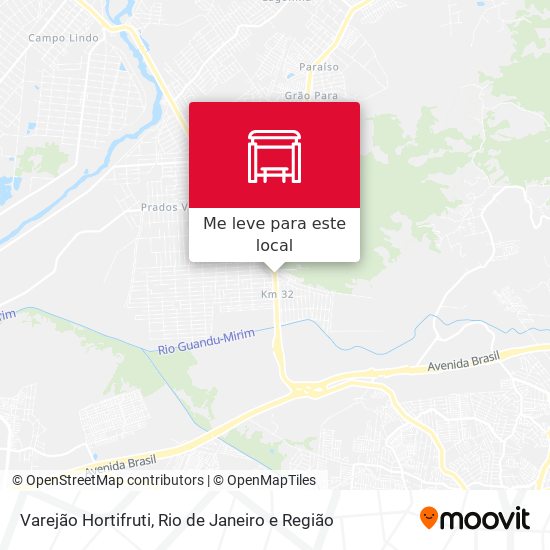 Varejão Hortifruti mapa