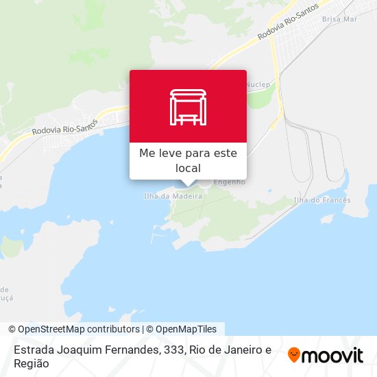 Estrada Joaquim Fernandes, 333 mapa