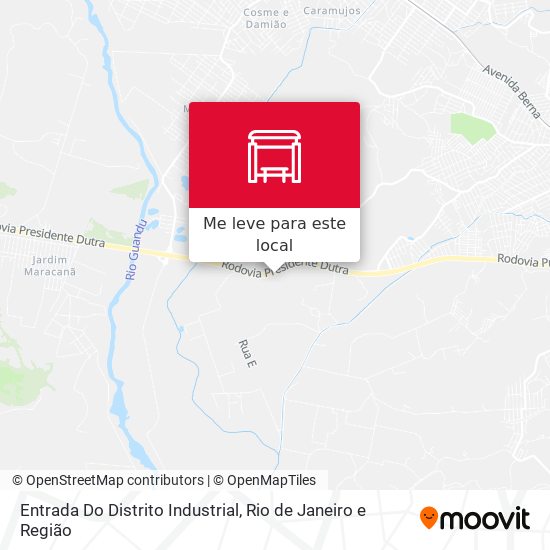 Entrada Do Distrito Industrial mapa