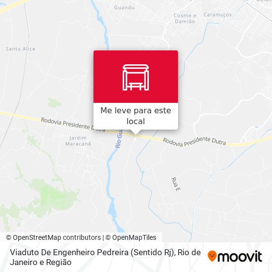 Viaduto De Engenheiro Pedreira (Sentido Rj) mapa