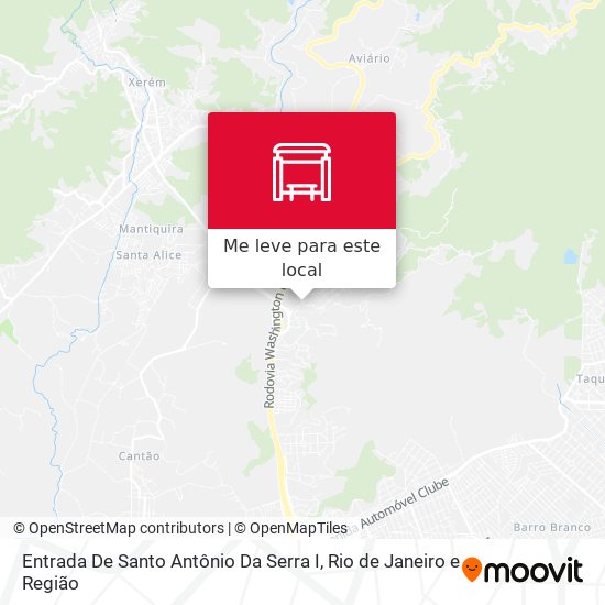 Entrada De Santo Antônio Da Serra I mapa