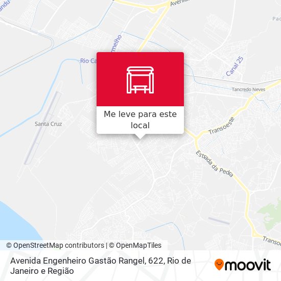 Avenida Engenheiro Gastão Rangel, 622 mapa