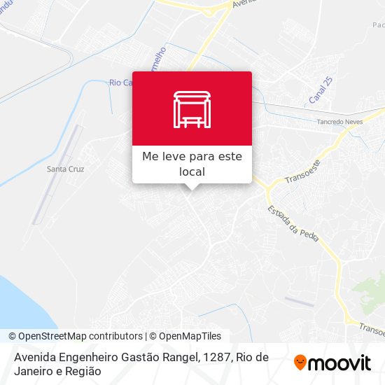 Avenida Engenheiro Gastão Rangel, 1287 mapa