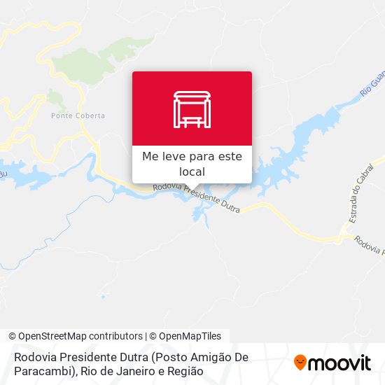 Rodovia Presidente Dutra (Posto Amigão De Paracambi) mapa