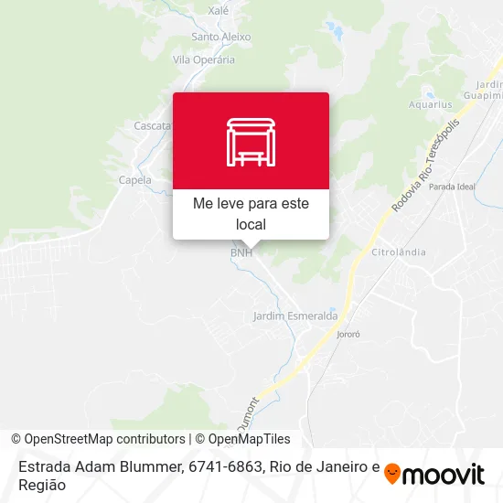 Estrada Adam Blummer, 6741-6863 mapa
