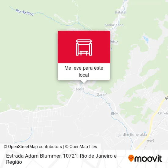 Estrada Adam Blummer, 10721 mapa