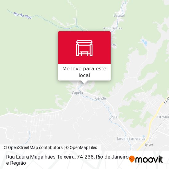 Rua Laura Magalhães Teixeira, 74-238 mapa