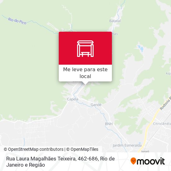 Rua Laura Magalhães Teixeira, 462-686 mapa