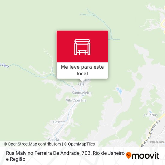 Rua Malvino Ferreira De Andrade, 703 mapa