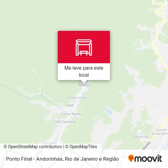 Ponto Final - Andorinhas mapa