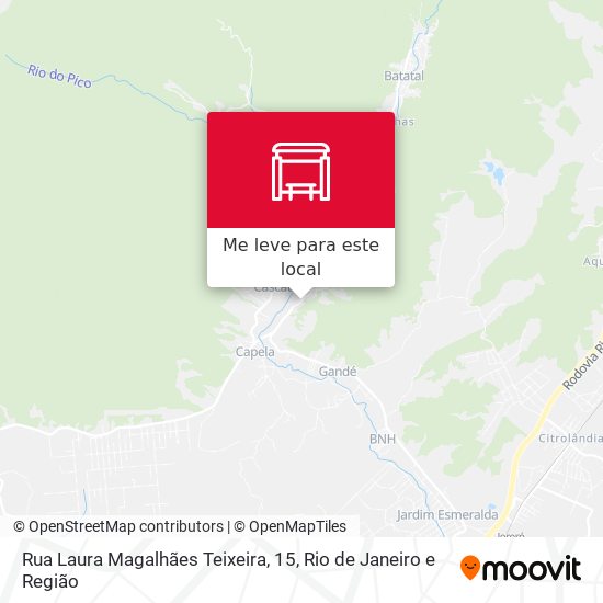 Rua Laura Magalhães Teixeira, 15 mapa