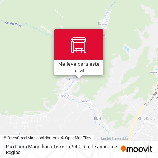 Rua Laura Magalhães Teixeira, 940 mapa