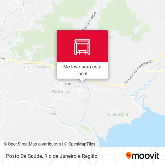 Posto De Saúde mapa
