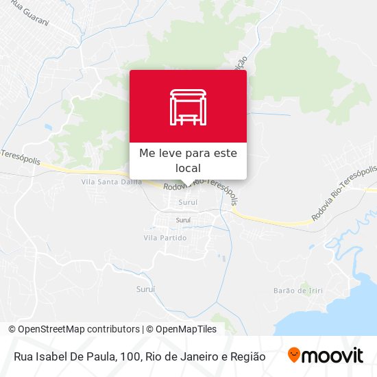 Rua Isabel De Paula, 100 mapa