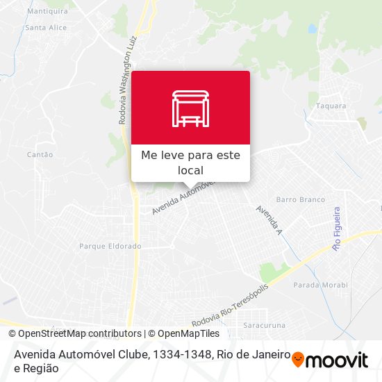 Avenida Automóvel Clube, 1334-1348 mapa