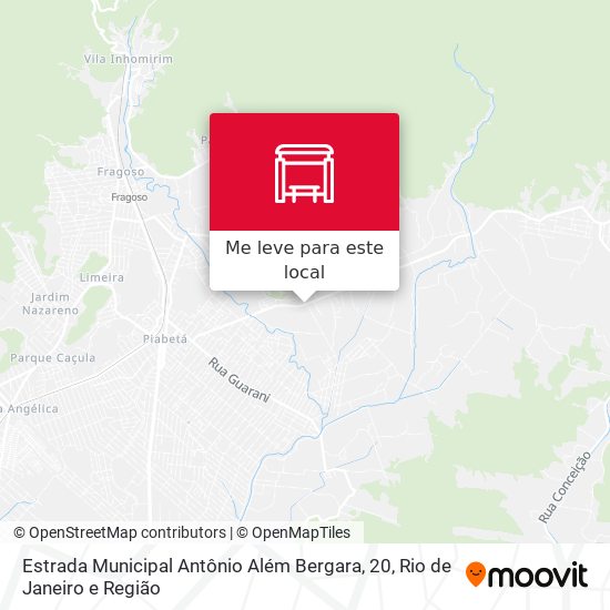 Estrada Municipal Antônio Além Bergara, 20 mapa