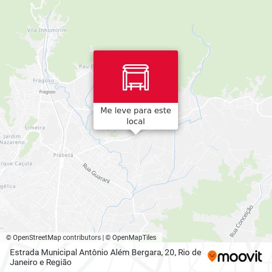 Estrada Municipal Antônio Além Bergara, 20 mapa