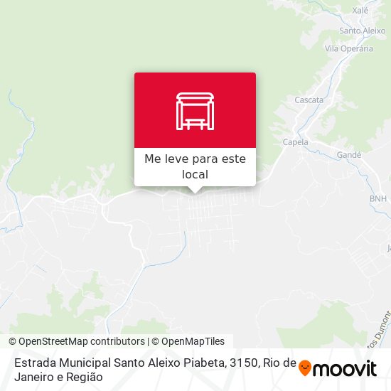 Estrada Municipal Santo Aleixo Piabeta, 3150 mapa