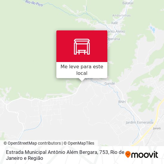 Estrada Municipal Antônio Além Bergara, 753 mapa