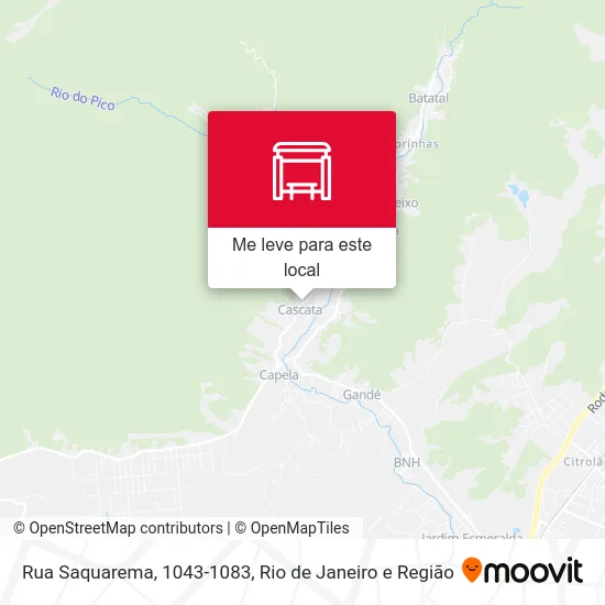 Rua Saquarema, 1043-1083 mapa