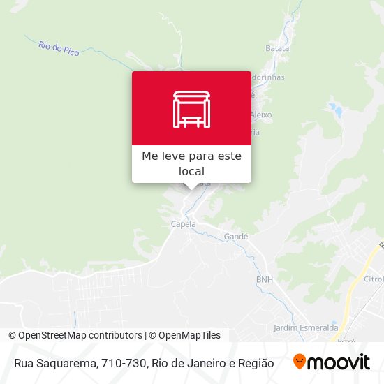 Rua Saquarema, 710-730 mapa