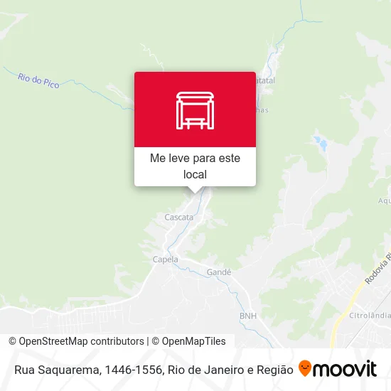 Rua Saquarema, 1446-1556 mapa