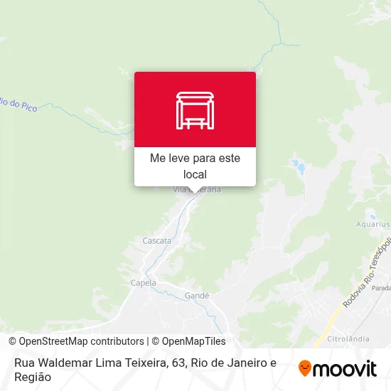Rua Waldemar Lima Teixeira, 63 mapa