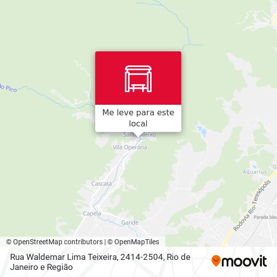 Rua Waldemar Lima Teixeira, 2414-2504 mapa