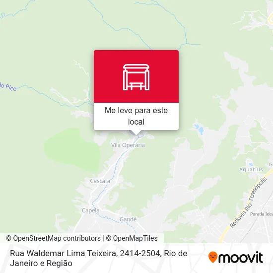 Rua Waldemar Lima Teixeira, 2414-2504 mapa