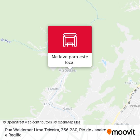 Rua Waldemar Lima Teixeira, 256-280 mapa