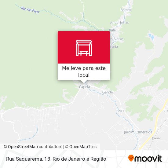 Rua Saquarema, 13 mapa