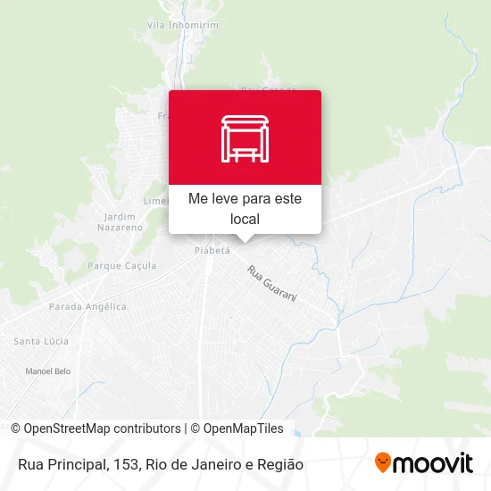 Rua Principal, 153 mapa