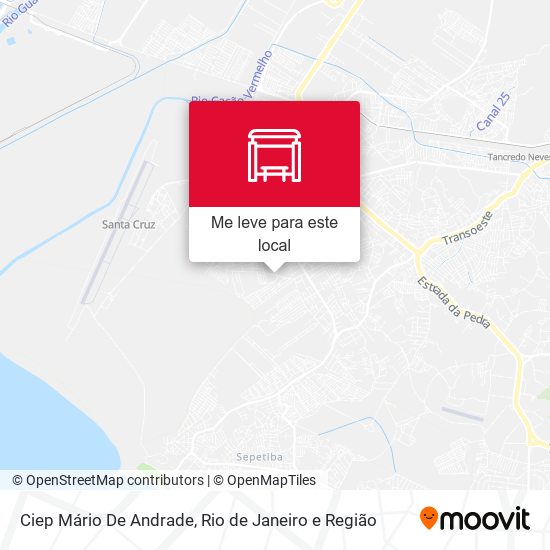 Ciep Mário De Andrade mapa