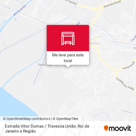 Estrada Vítor Dumas / Travessa União mapa