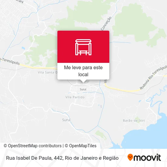 Rua Isabel De Paula, 442 mapa
