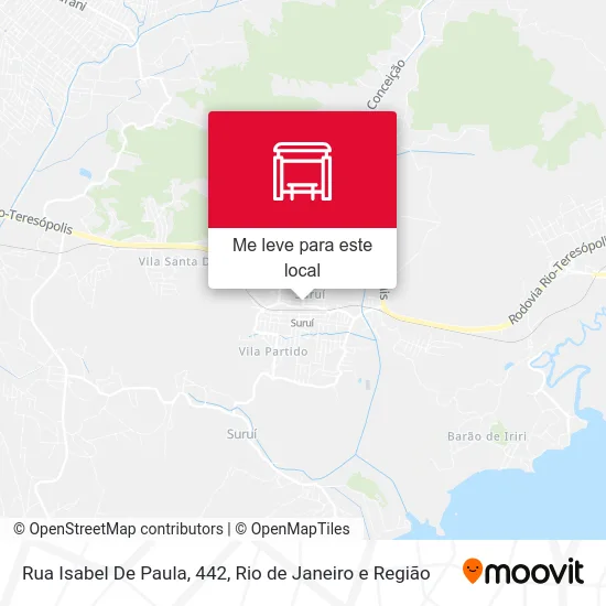 Rua Isabel De Paula, 442 mapa
