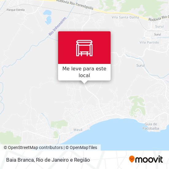 Baia Branca mapa