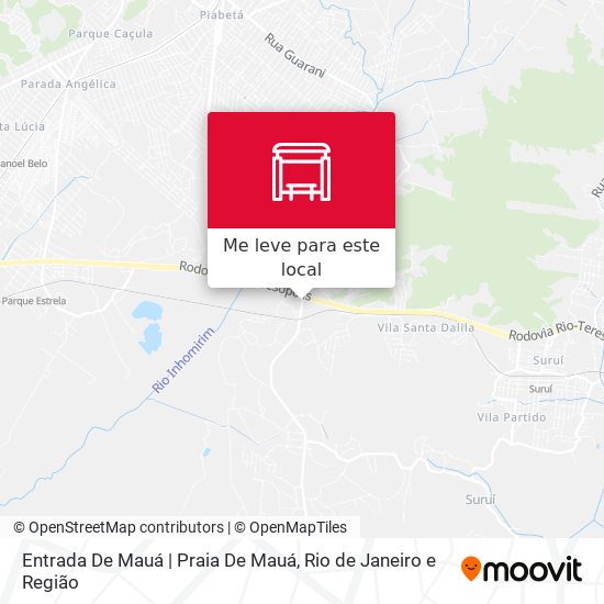 Entrada De Mauá | Praia De Mauá mapa