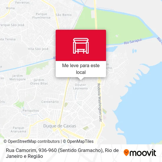 Rua Camorim, 936-960 (Sentido Gramacho) mapa
