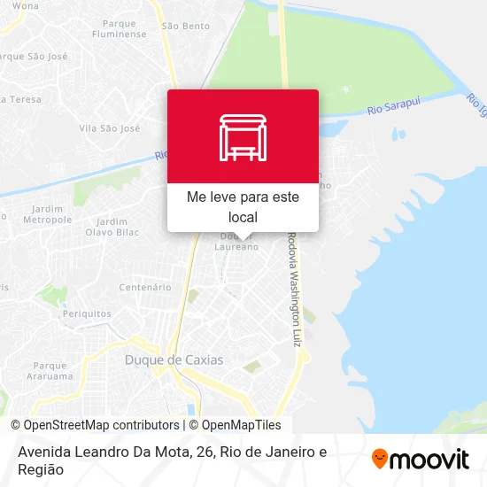 Avenida Leandro Da Mota, 26 mapa