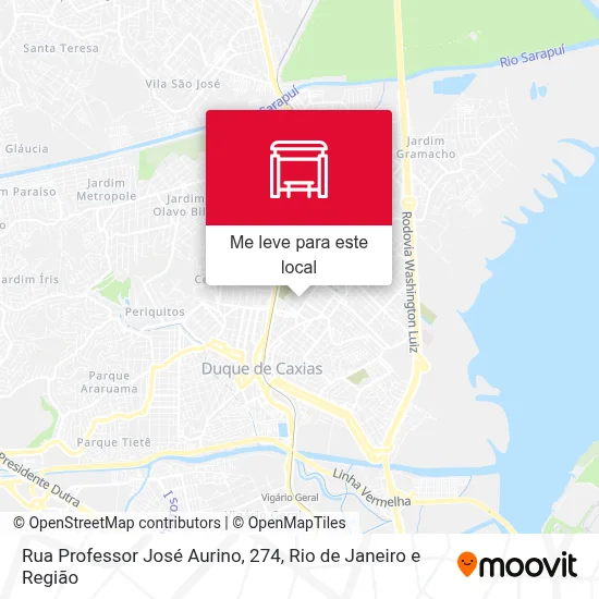 Rua Professor José Aurino, 274 mapa