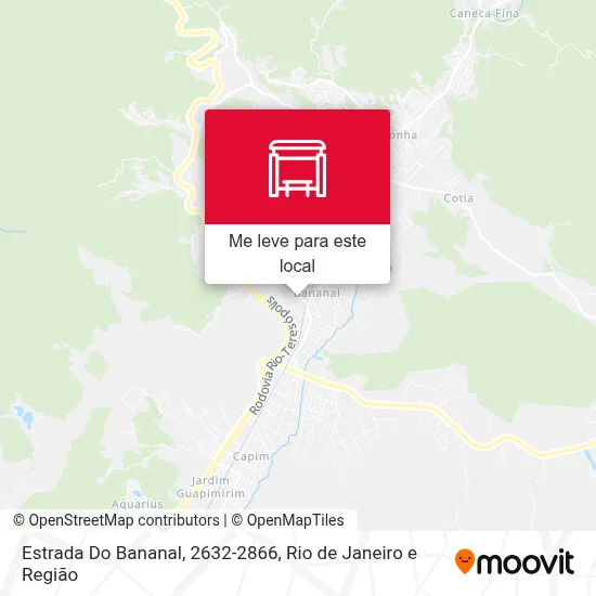 Estrada Do Bananal, 2632-2866 mapa