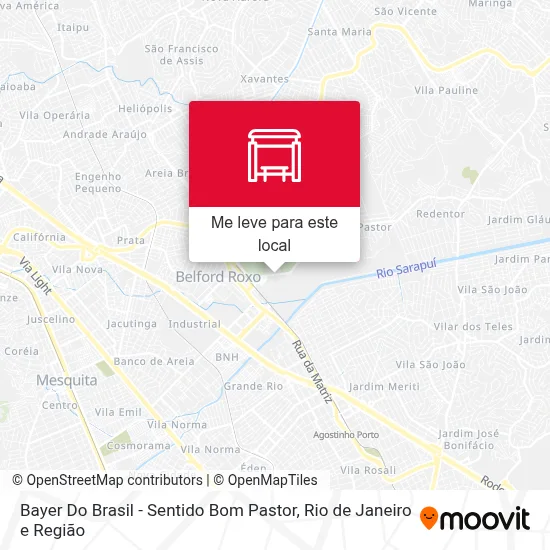 Bayer Do Brasil - Sentido Bom Pastor mapa