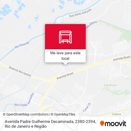 Avenida Padre Guilherme Decaminada, 2380-2394 mapa