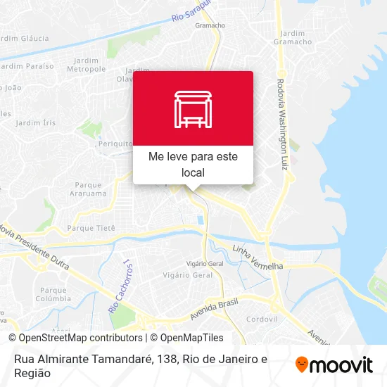 Rua Almirante Tamandaré, 138 mapa
