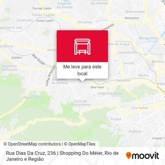 Rua Dias Da Cruz, 236 | Shopping Do Méier mapa