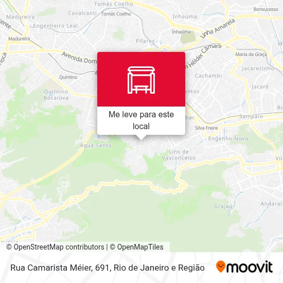 Rua Camarista Méier, 691 mapa